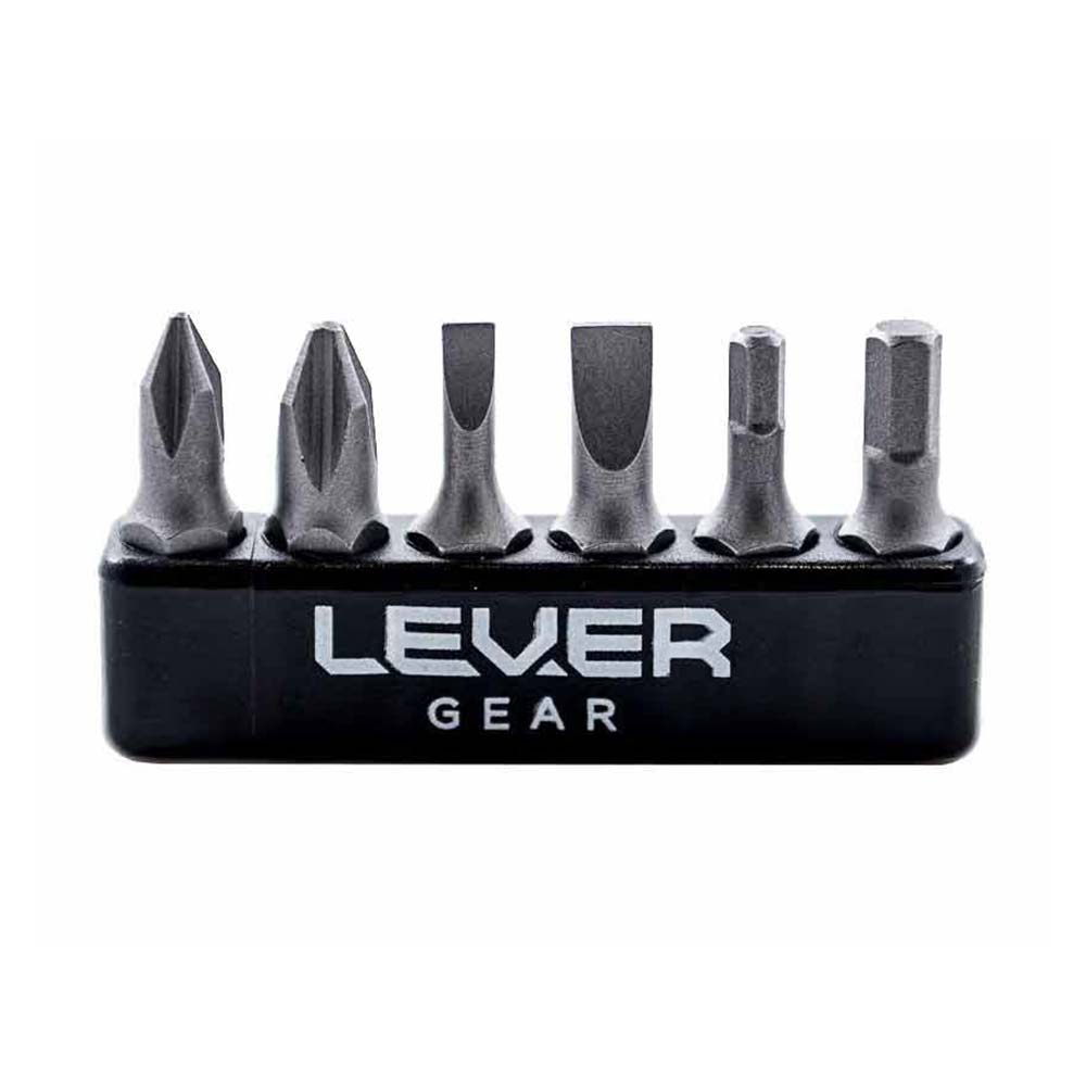 BitKit standard 6 piece bit set on white background